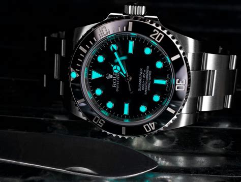 rolex night light|rolex chromalight brightness.